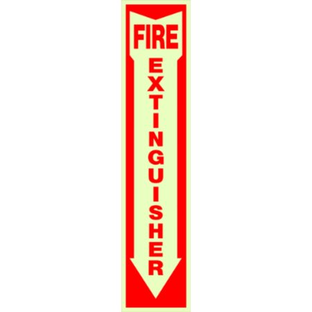 HILLMAN 4X18 Fire Extingui Sign 840204